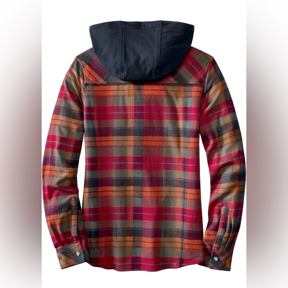 Legendary Whitetails hooded heavyweight stretch flannel in size Large - Picture 3 of 6